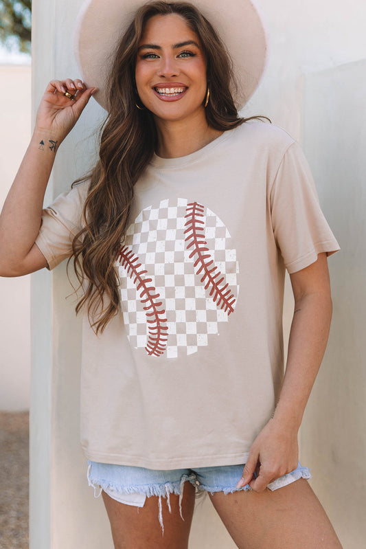 Checker Baseball Short Sleeve Graphic Tee